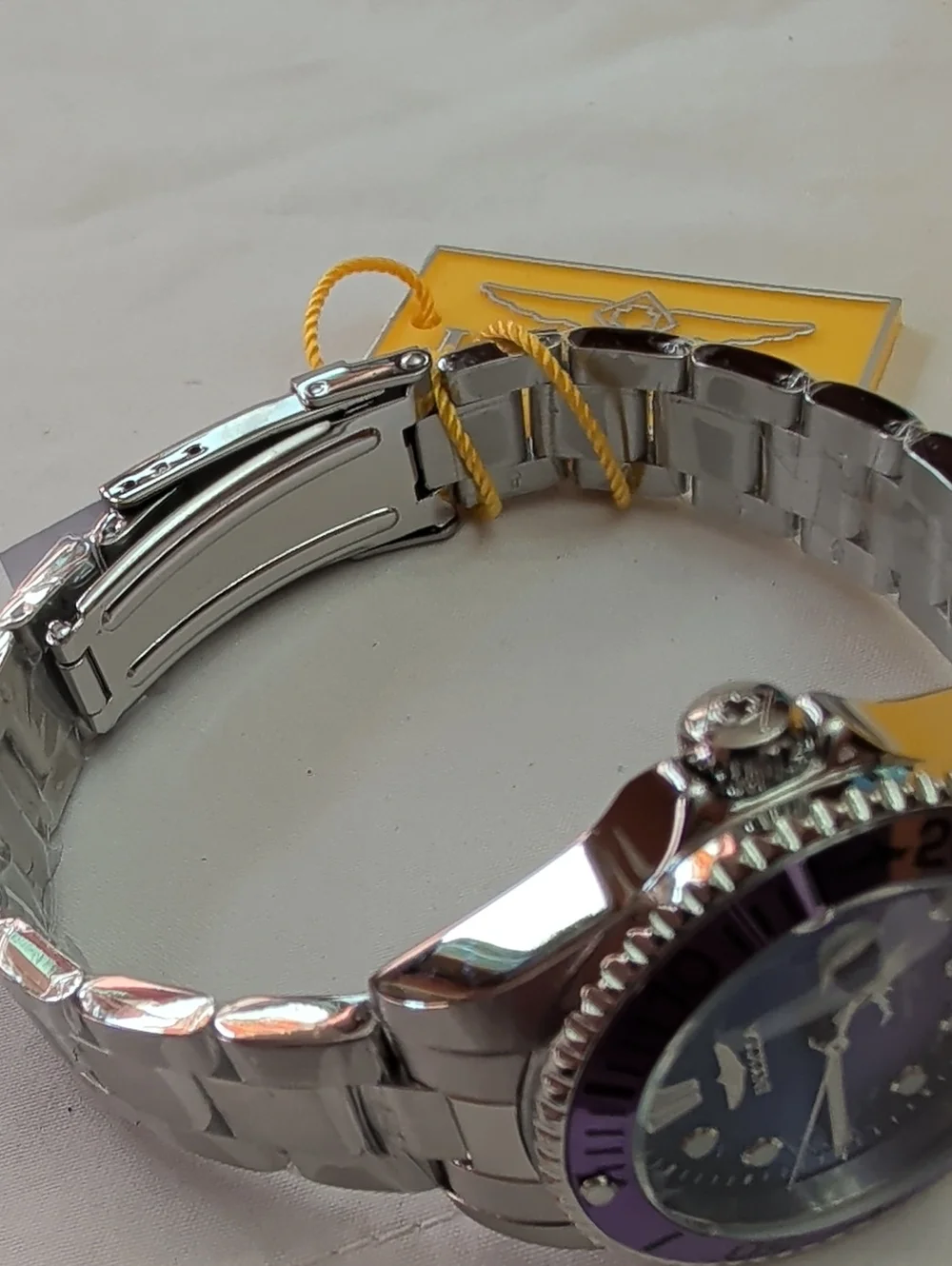 NWT Women's Invicta Pro Diver 34mm Women’s Stainless Steel Watch – Purple Dial
